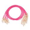 QUARKZMAN 10 Pack Waxed Necklace Cord, 45cm x 1.5mm view 1