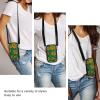 Anceky Crossbody Bag for Women, Yellow Smiley Floral Print, Cell Phone Wallet, Adjustable Strap view 2