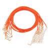 QUARKZMAN 10 Pack Waxed Necklace Cord, 45cm x 1.5mm view 1