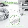 2mm Silver Aluminum Wire - 15m Craft Wire for Jewelry Making view 4