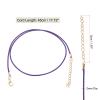 QUARKZMAN 10 Pack Waxed Necklace Cord, 45cm x 2mm view 2