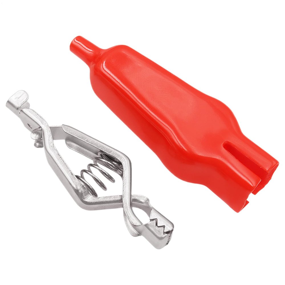 Test Alligator Clips, 10-Piece, 7.5 cm