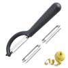 Peeler Set with 2 Replacement Blades, Dark Gray view 1