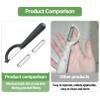 Peeler Set with 2 Replacement Blades, Dark Gray view 4