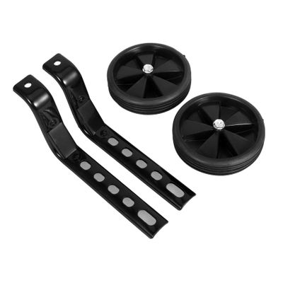 Abaodam 1 Set Bicycle Training Wheels, Black Stabilizer Kit for Balance and Confidence