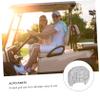 Toyvian 4-Seat Golf Cart Cover Without Zipper, Silver view 4