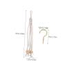 LABRIMP 2-Pack Banana Hangers with Cotton Rope for Kitchen Storage view 2