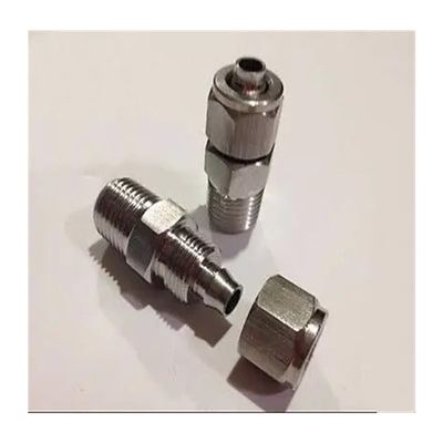 UYCUODLUY 6×4 mm to 1/4 in Male 304 Stainless Steel Hex Quick-Connect Fitting