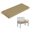 HJZPWB Removable Washable Outdoor Bench Cushion, Khaki, 70 x 45 x 3 cm view 1