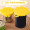 Weqizuerqi Silicone Food Covers - Cat Paw Design view 3