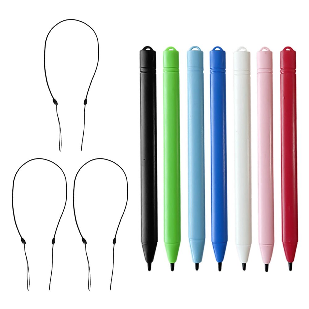 AIRTILY 7 Handwriting Pens and 3 Black Lanyards