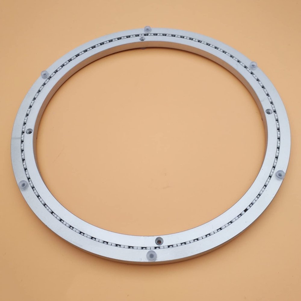 WSFDJX 18-Inch Heavy-Duty Aluminum Lazy Susan Bearing, 360° Rotating Turntable Ring
