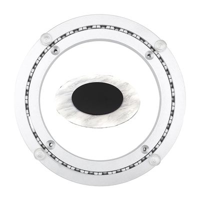 WSFDJX Aluminum Lazy Susan Turntable Bearing with Silicone Suction Pads, 350 mm (14 in)