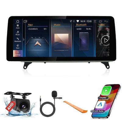 12.3" Octa-Core 8GB+128GB Android Stereo with CarPlay, Android Auto and GPS for BMW X5/X6 E70/E71 2010–2013