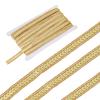 Letsinstyle 10 Yards 0.5 Inch Gold Sequin Trim view 1