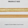 Letsinstyle 10 Yards 0.5 Inch Gold Sequin Trim view 2