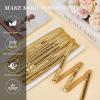 Letsinstyle 10 Yards 0.5 Inch Gold Sequin Trim view 3