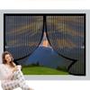Magnetic Insect Screen Door 160 x 180 cm, Adjustable, Black view 1