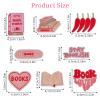 letsinstyle 8-Piece Bookworm Iron-On Patches view 2