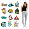 letsinstyle 12-Piece Camping Patch Set view 1