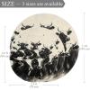 VAPOKF Small Round Rug, Bathroom Rug, Non-Slip Shag Rug, Doormat, for Sofa, Bedroom or Kids' Room, 1 m Diameter view 2