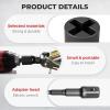 Trailer Jack Drill Adapter, Steel Stabilizer Attachment, RV Leveling Tool, Heavy-Duty and Compact, Secure Grip, 1.31.31.46 Inches view 4