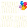 100 Helium Balloon Closures with String (Gold) view 1