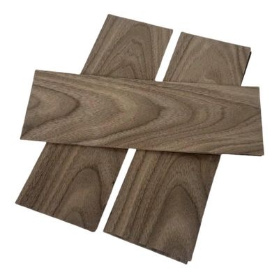 Cherrynight XLJP Natural Walnut Veneer Sheets, 1 mm Thick, for Model Making and Crafts, Unfinished Intarsia Wood Sheets, 10 Pieces