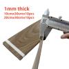 Cherrynight XLJP Natural Walnut Veneer Sheets, 1 mm Thick, for Model Making and Crafts, Unfinished Intarsia Wood Sheets, 10 Pieces view 4