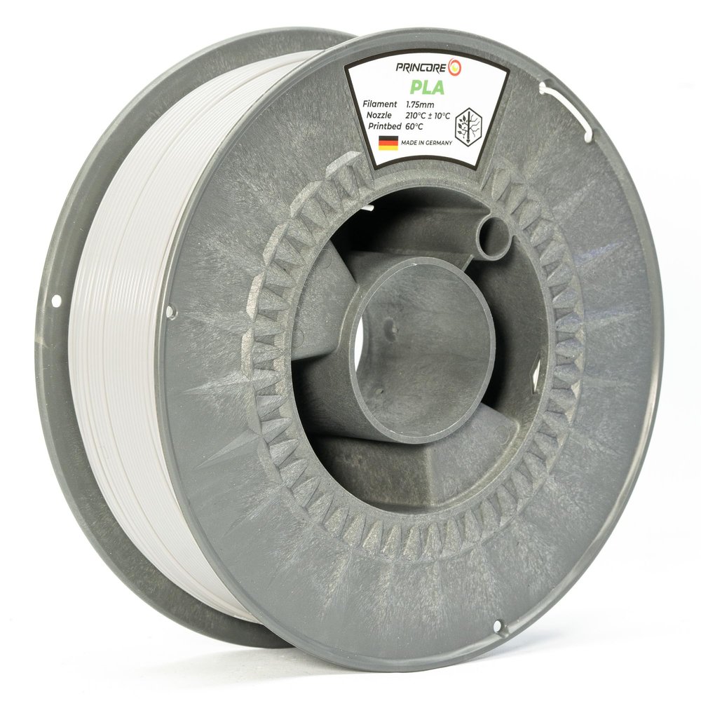 PRINCORE PLA Filament 1.75 mm for 3D Printers, Telegray, 1,000 g