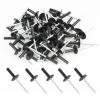 Jecdfs 50-Piece Aluminum Blind Rivet Set, 4 x 20 mm, Black view 1