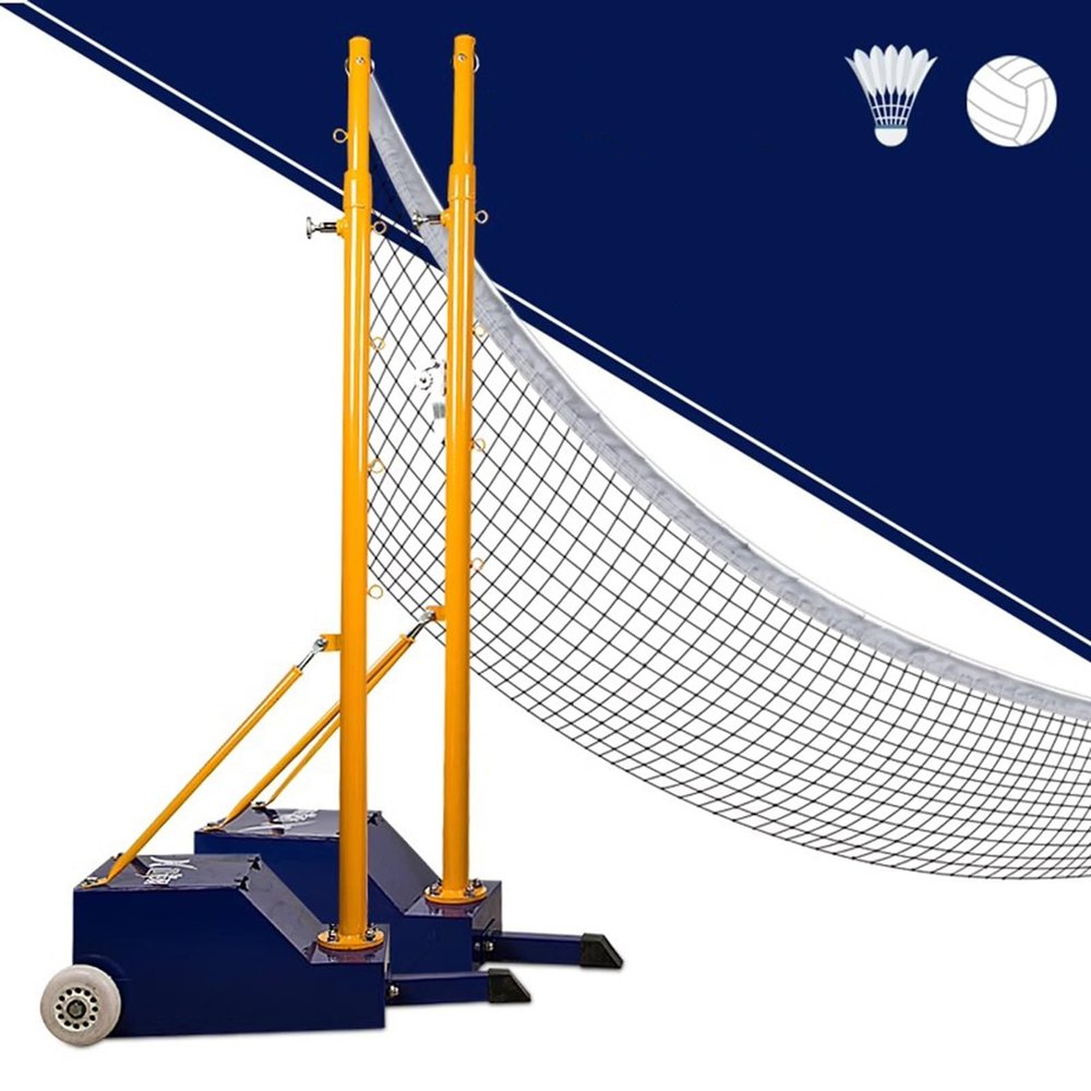 Adjustable Badminton/Volleyball Net Stand, 1.5–2.0 m
