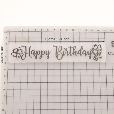 NVOQILIN Happy Birthday Stencil
