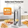 5 L Churro Maker Hand-Crank Set for Latin American Fruits, Stainless Steel view 2