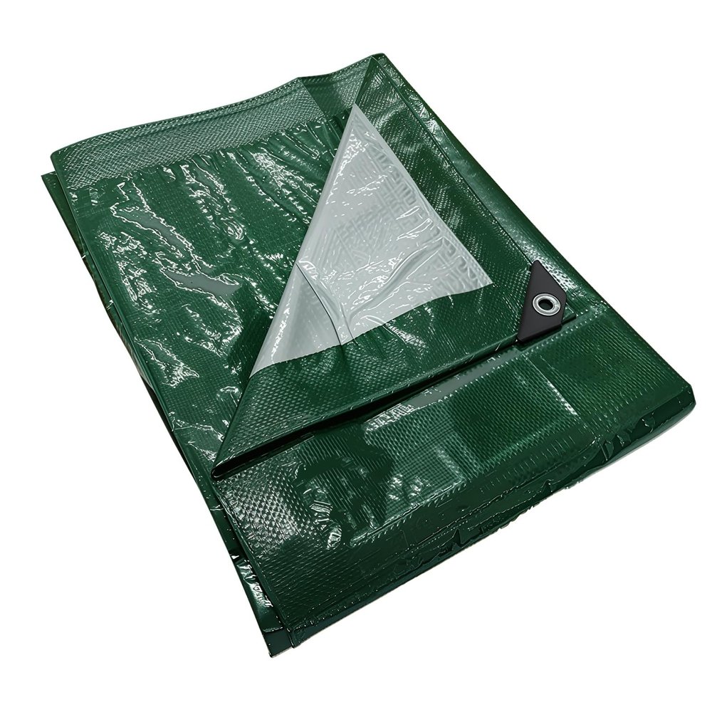Double-Sided Coated Tarp, 120 g/m², UV-Stabilized, 15 × 6 m