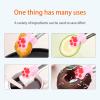 2pcs Silicone Small Tongs with Colorful Cat Paw Design view 3