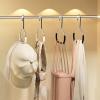 Azxcvbnm 3-Piece Space-Saving Hooks for Hats view 2