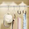 Azxcvbnm 3-Piece Space-Saving Hooks for Hats view 4