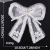 Azxcvbnm Bowknot Embroidered Patches view 3