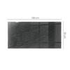 Tulup Large Rectangular Tabletop 100x50 cm, Replaceable Panel, Polished Edges, Tempered Glass, Modern Design for Kitchen and Dining Room Decoration, Table Glass - Natural Stone Motif view 4