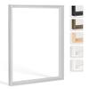 Bildershop-24 Hadera Shadow-Gap Frame 35 x 100 cm, Light Gray, DIY Kit view 1