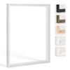 Bildershop-24 Hadera Shadow-Gap Frame 45 x 200 cm, White, DIY Kit view 1