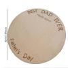 FytStycale Wooden Handprint Sign for Father's Day view 4