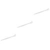 Toddmomy 3-Piece Stainless Steel Tweezer Rakes, Heavy-Duty Garden Tool, Silver view 1