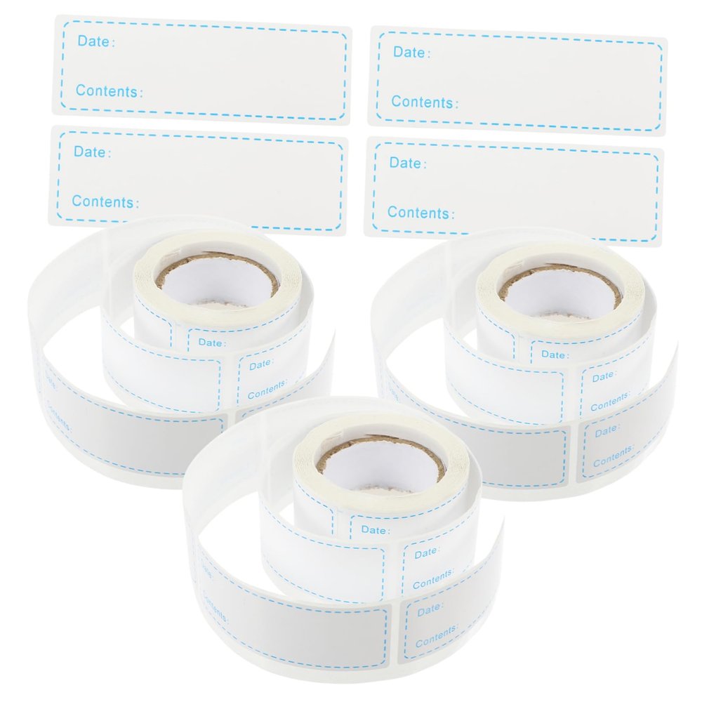 Food Storage Labels, 3 Rolls
