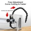 YXFAZPP 180W Scroll Saw with 45° Tilting Metal Table and Variable Speed view 2