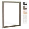 Bildershop-24 Hadera Shadow Gap Frame 80 x 200 cm, Metallic Brown, DIY Assembly Kit view 1