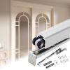 EXCLURA Sliding Door Track and Roller Kit with Soft Close, Top-Mount, 2.0 m/6.6 ft view 1