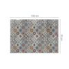 Tulup Tempered Glass Tabletop 100 x 70 cm, Rectangular, Mosaic Ornament Design view 4