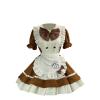 Lolita Maid Dress for Teen Girls with Bow, Ruffles, and Short Sleeves view 1